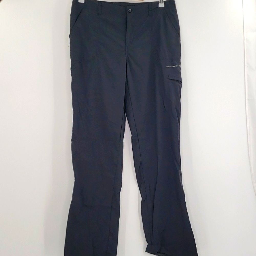 Columbia Black PFG Fishing Aruba Roll Up Convertible Pants